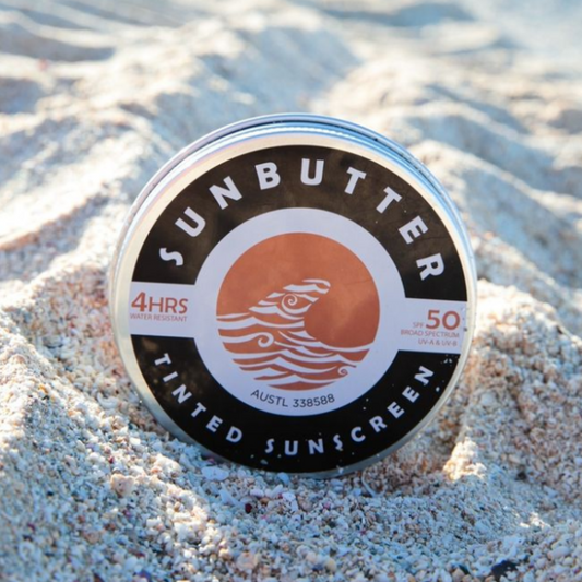 Tinted SPF50 Water Resistant Reef-Safe Sunscreen